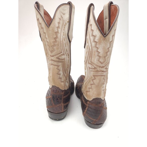 Marlboro Classics Rare Patchwork Reptile, Snake, Lizard Boots Men's Size 42 US 9 - Picture 8 of 15